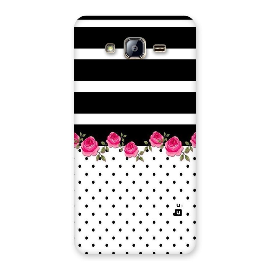Dots Roses Stripes Back Case for Galaxy On5