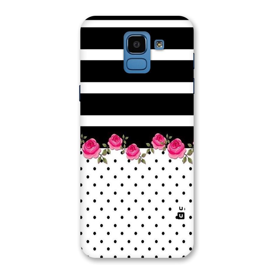 Dots Roses Stripes Back Case for Galaxy On6