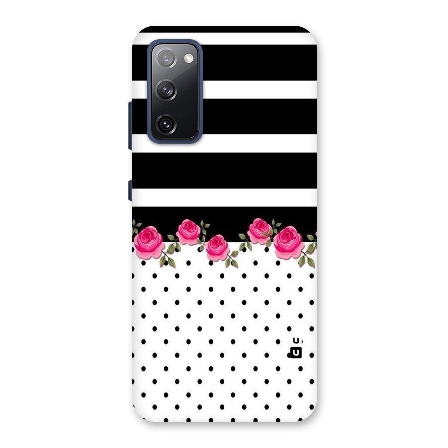 Dots Roses Stripes Back Case for Galaxy S20 FE