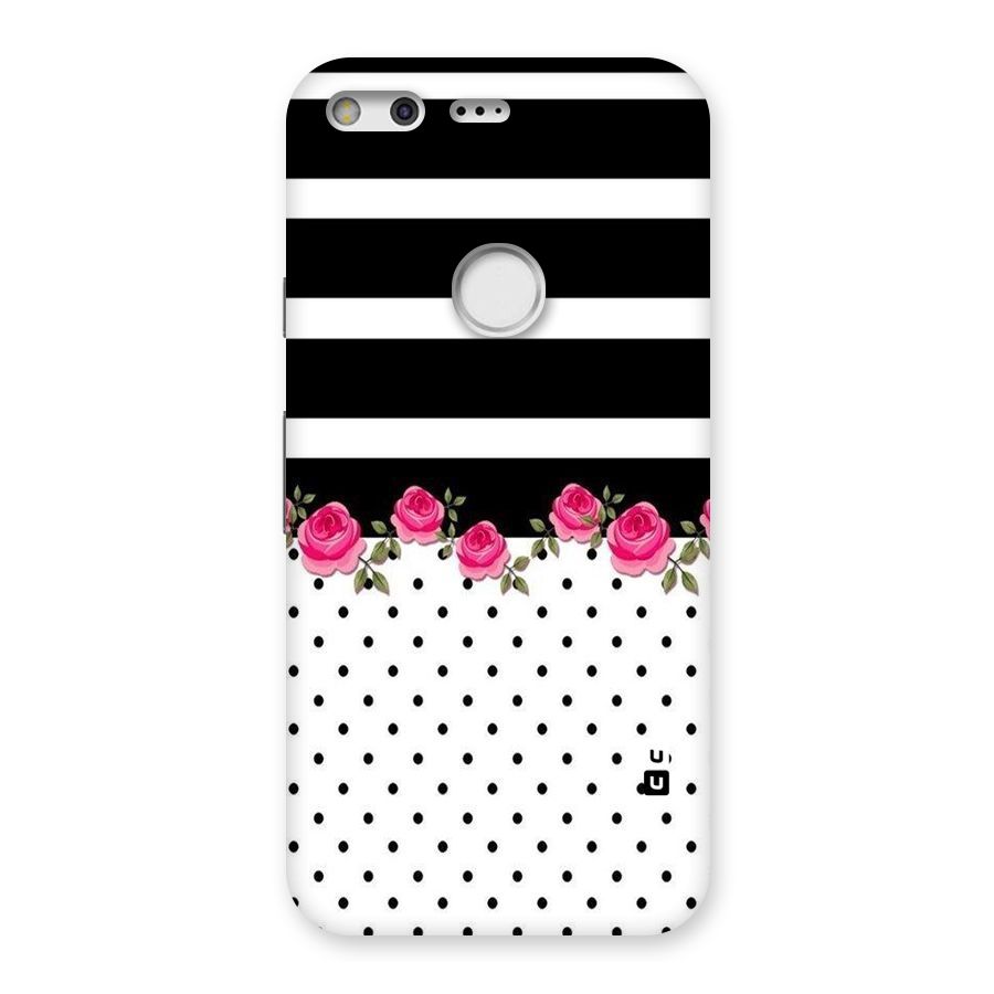 Dots Roses Stripes Back Case for Google Pixel