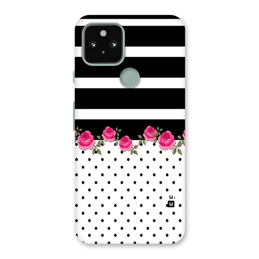 Dots Roses Stripes Back Case for Google Pixel 5