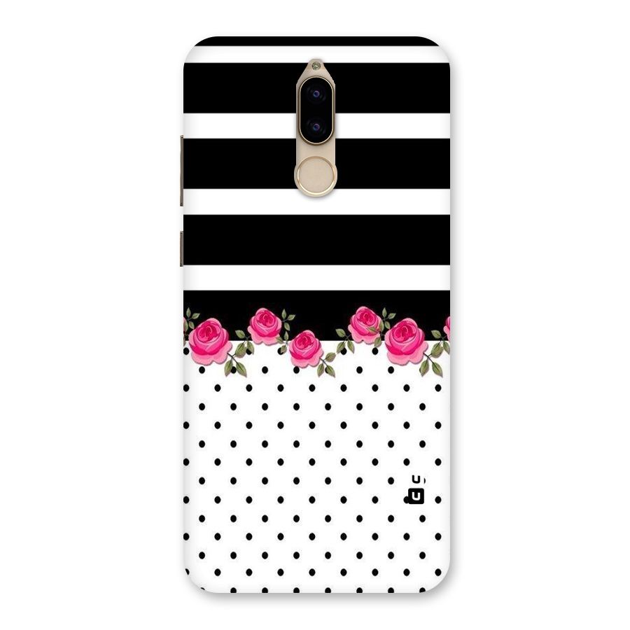 Dots Roses Stripes Back Case for Honor 9i