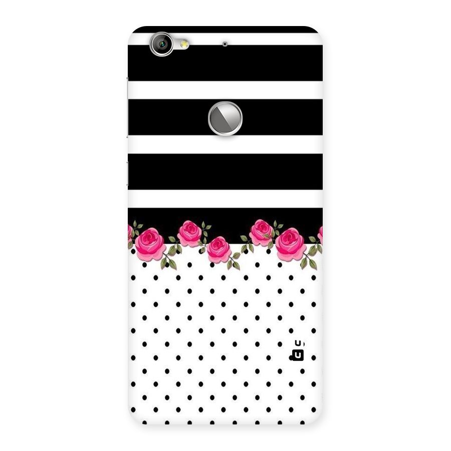 Dots Roses Stripes Back Case for LeTV Le 1s