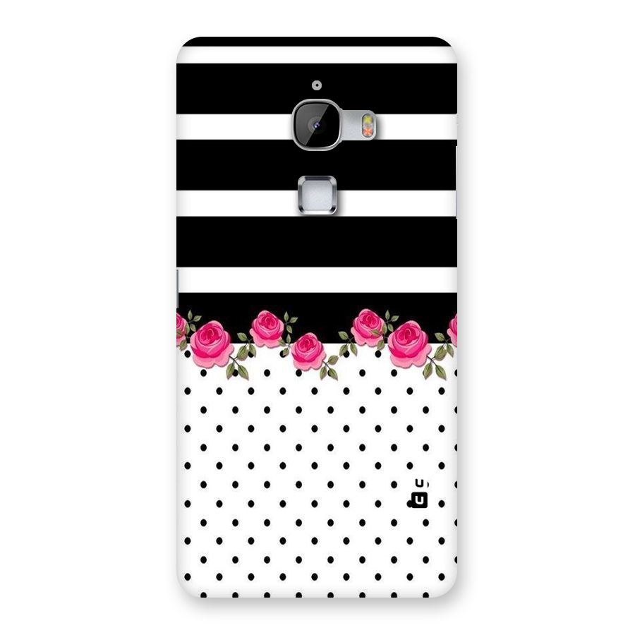 Dots Roses Stripes Back Case for LeTv Le Max