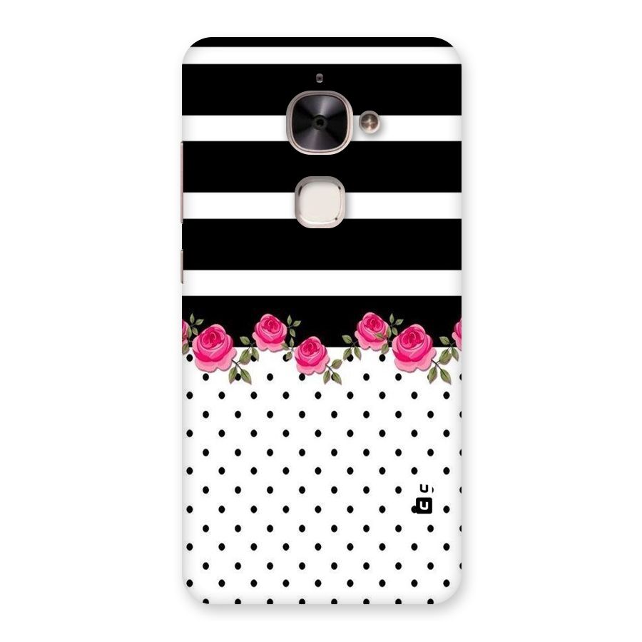 Dots Roses Stripes Back Case for Le 2