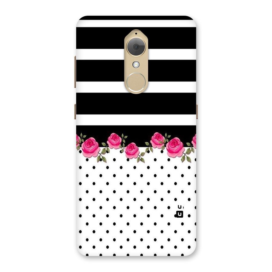 Dots Roses Stripes Back Case for Lenovo K8