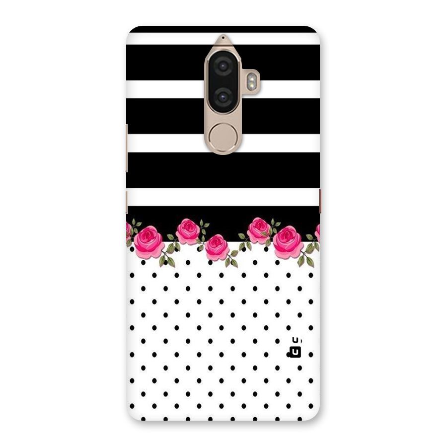 Dots Roses Stripes Back Case for Lenovo K8 Note