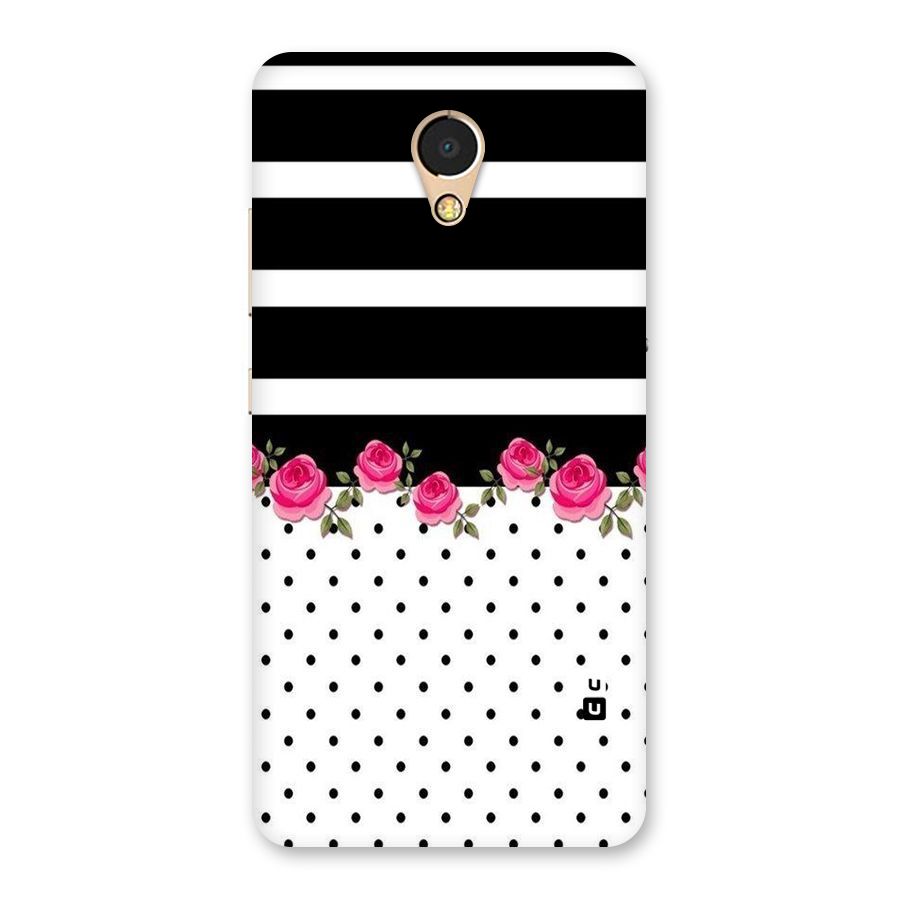 Dots Roses Stripes Back Case for Lenovo P2