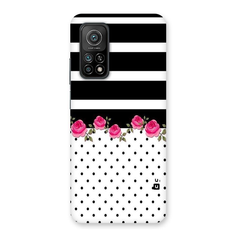 Dots Roses Stripes Back Case for Mi 10T 5G
