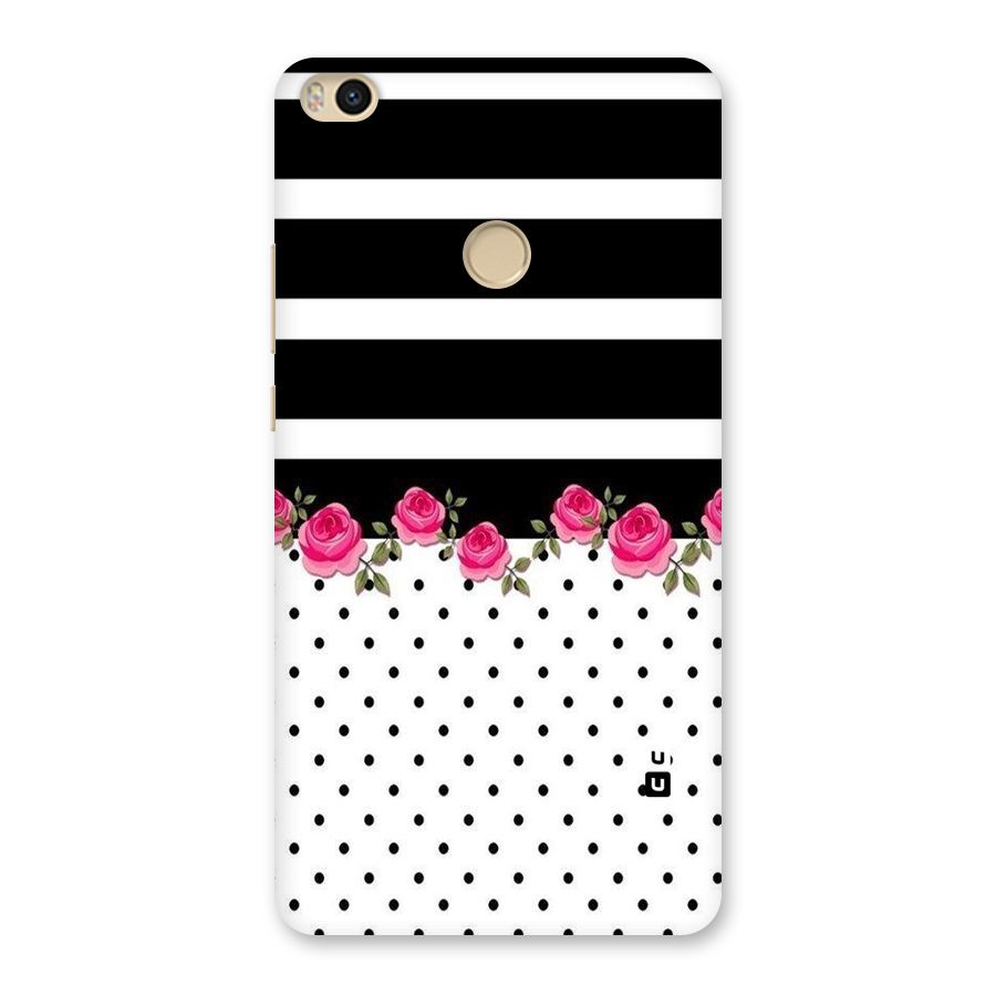 Dots Roses Stripes Back Case for Mi Max 2