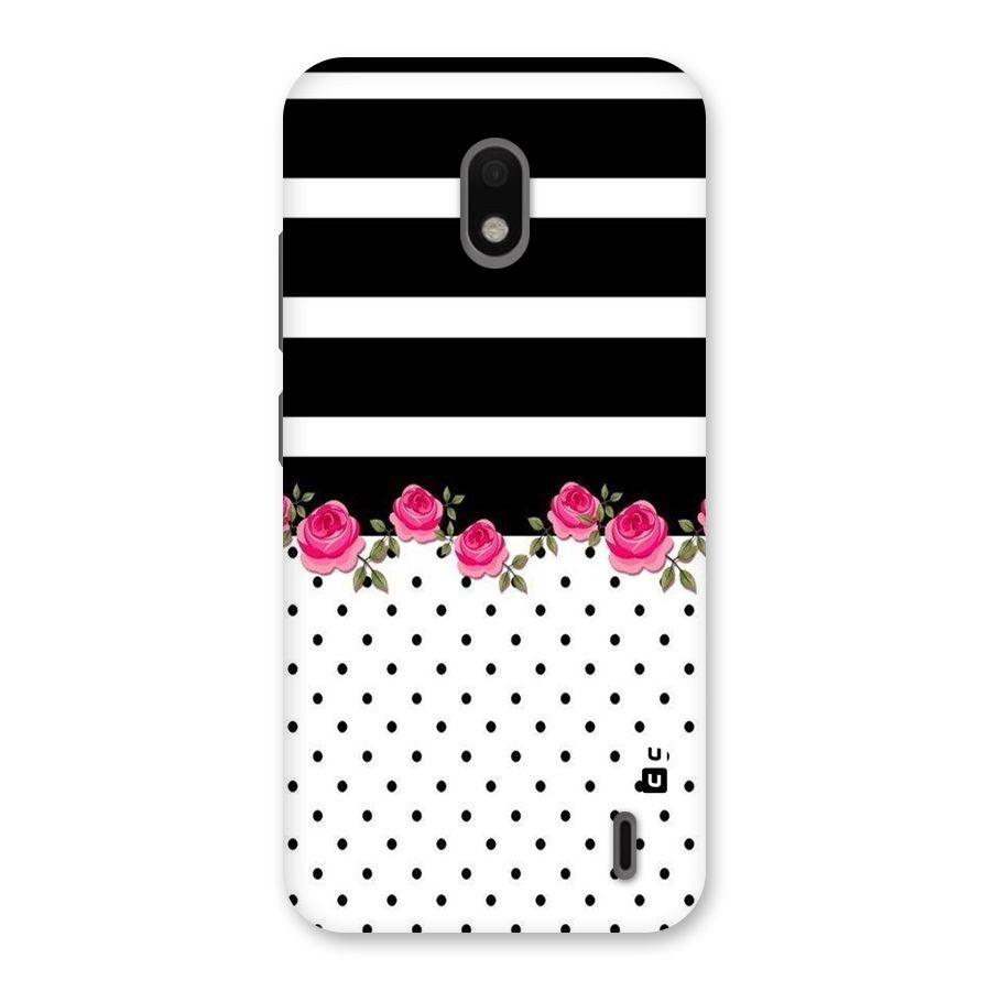 Dots Roses Stripes Back Case for Nokia 2.2