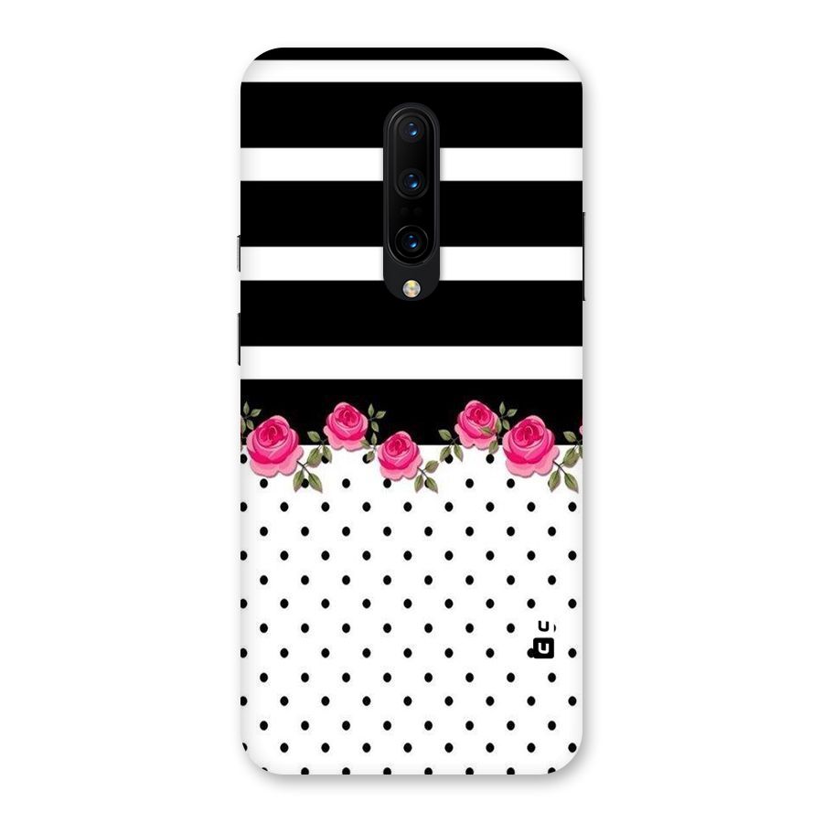 Dots Roses Stripes Back Case for OnePlus 7 Pro