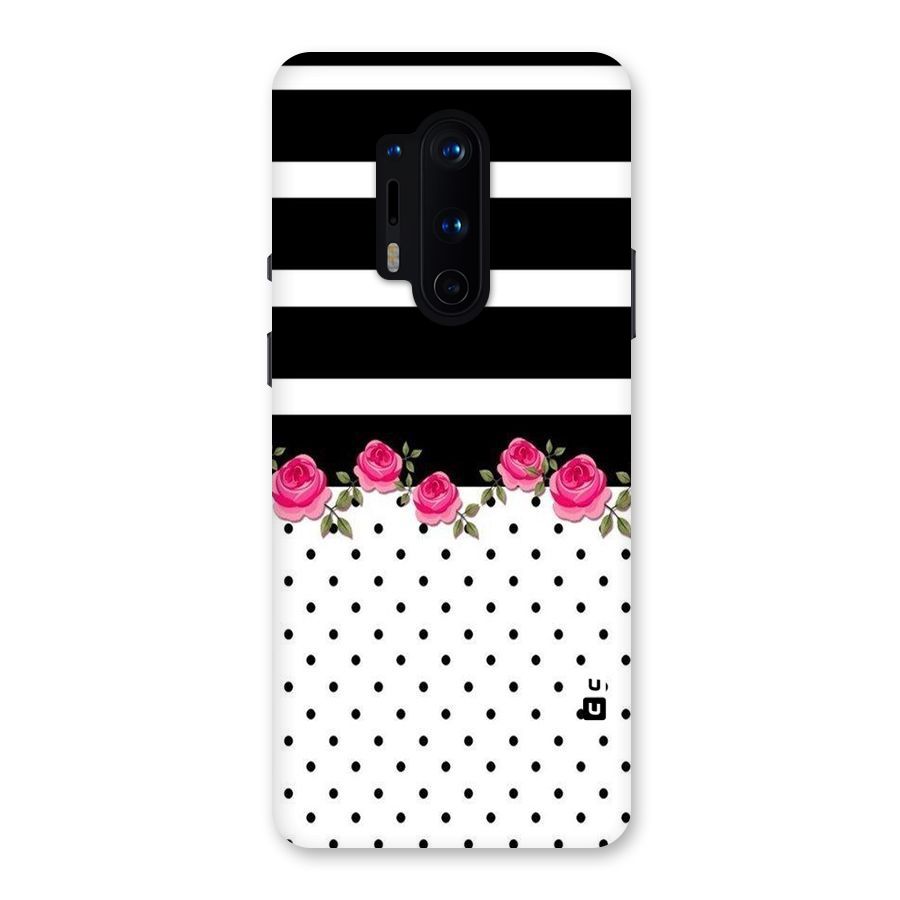 Dots Roses Stripes Back Case for OnePlus 8 Pro