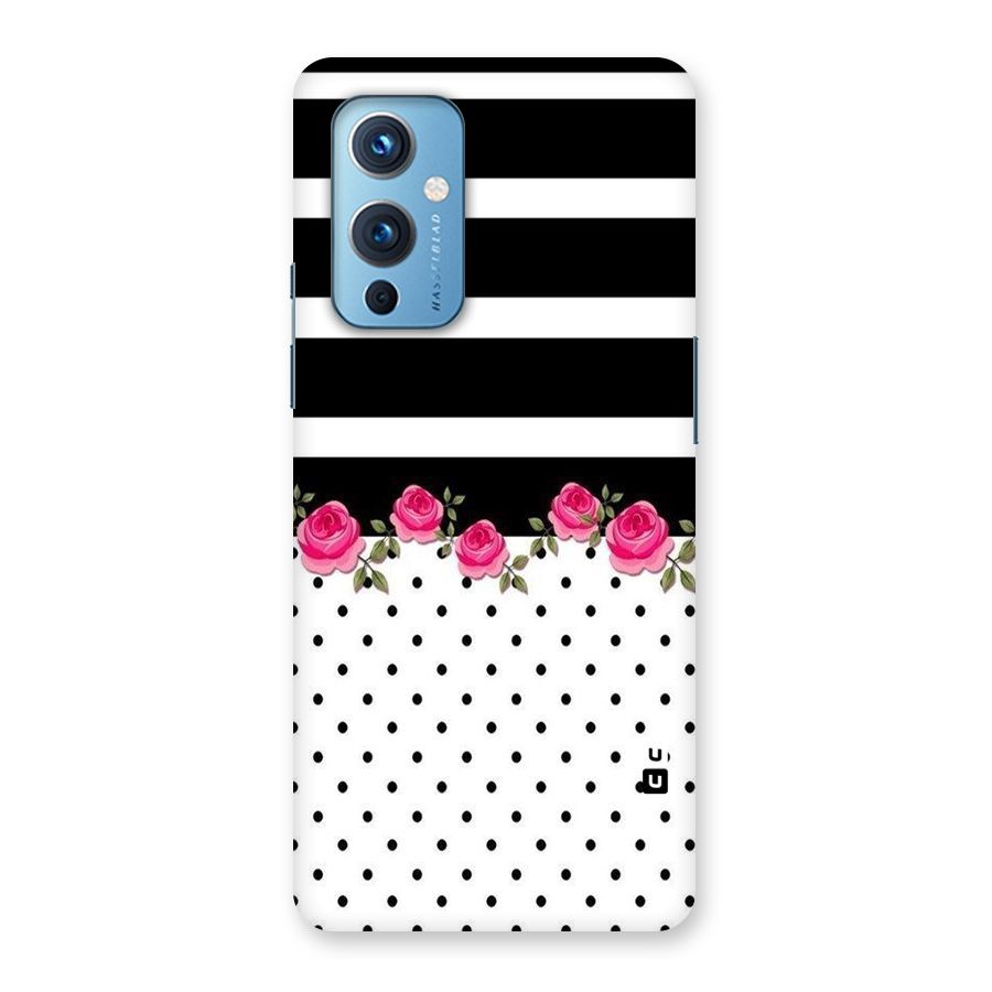 Dots Roses Stripes Back Case for OnePlus 9
