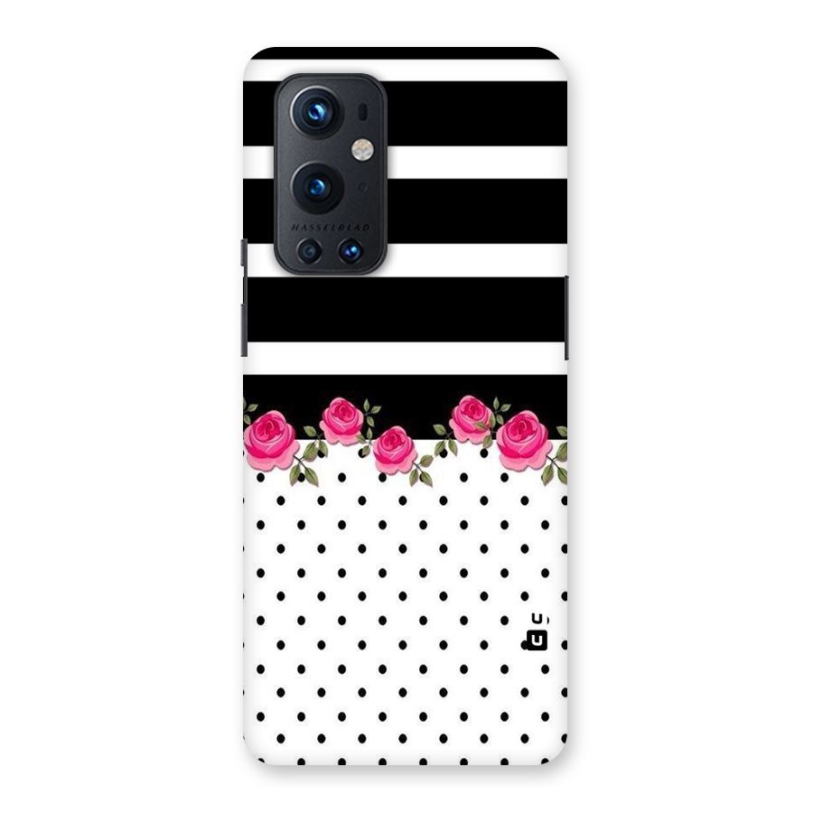Dots Roses Stripes Back Case for OnePlus 9 Pro
