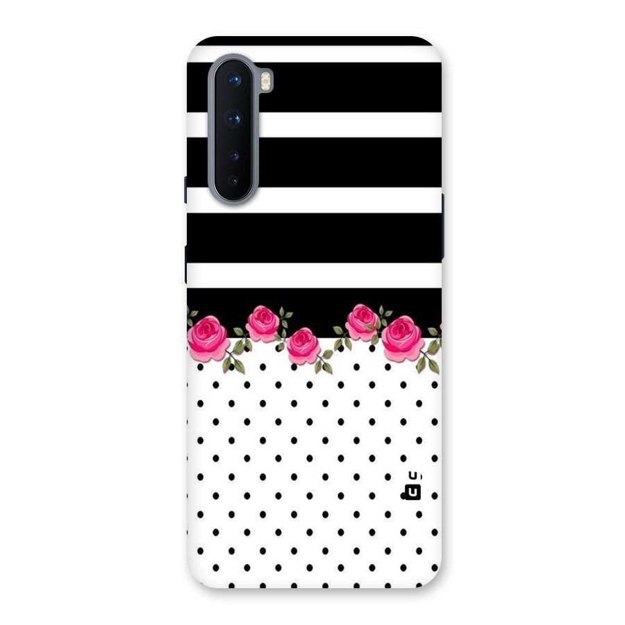 Dots Roses Stripes Back Case for OnePlus Nord