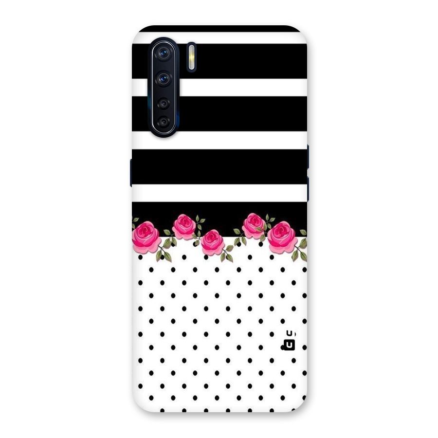 Dots Roses Stripes Back Case for Oppo F15