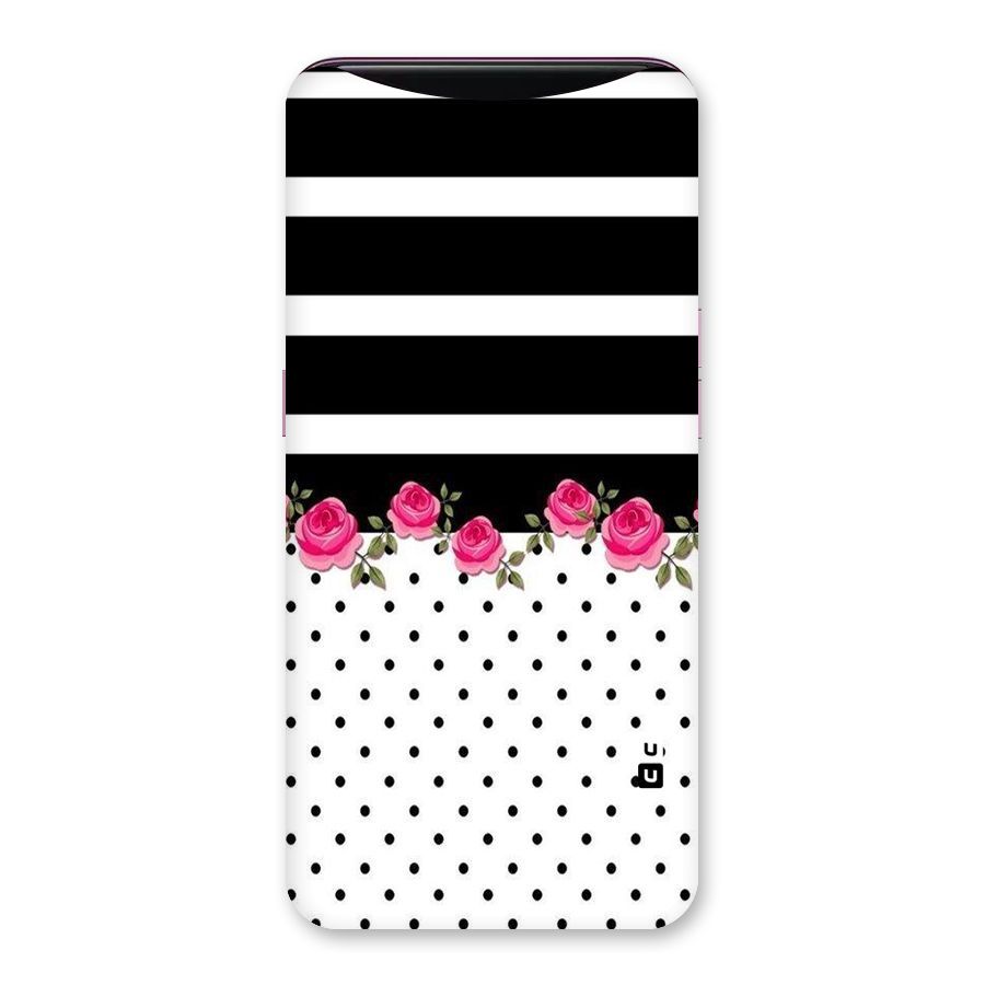Dots Roses Stripes Back Case for Oppo Find X
