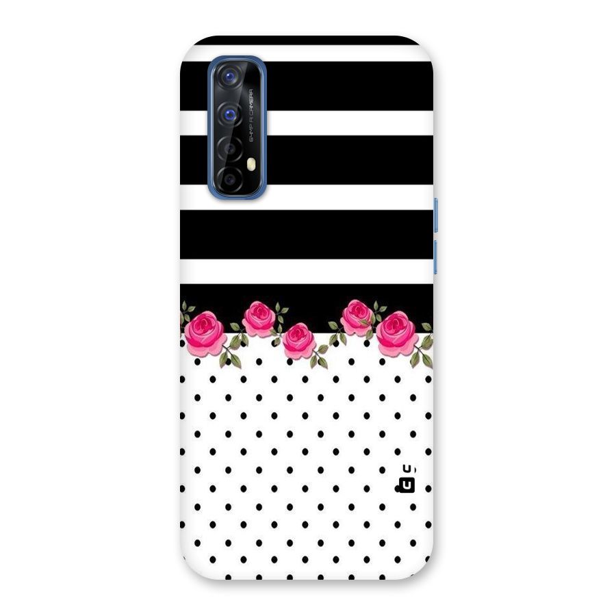 Dots Roses Stripes Back Case for Realme 7