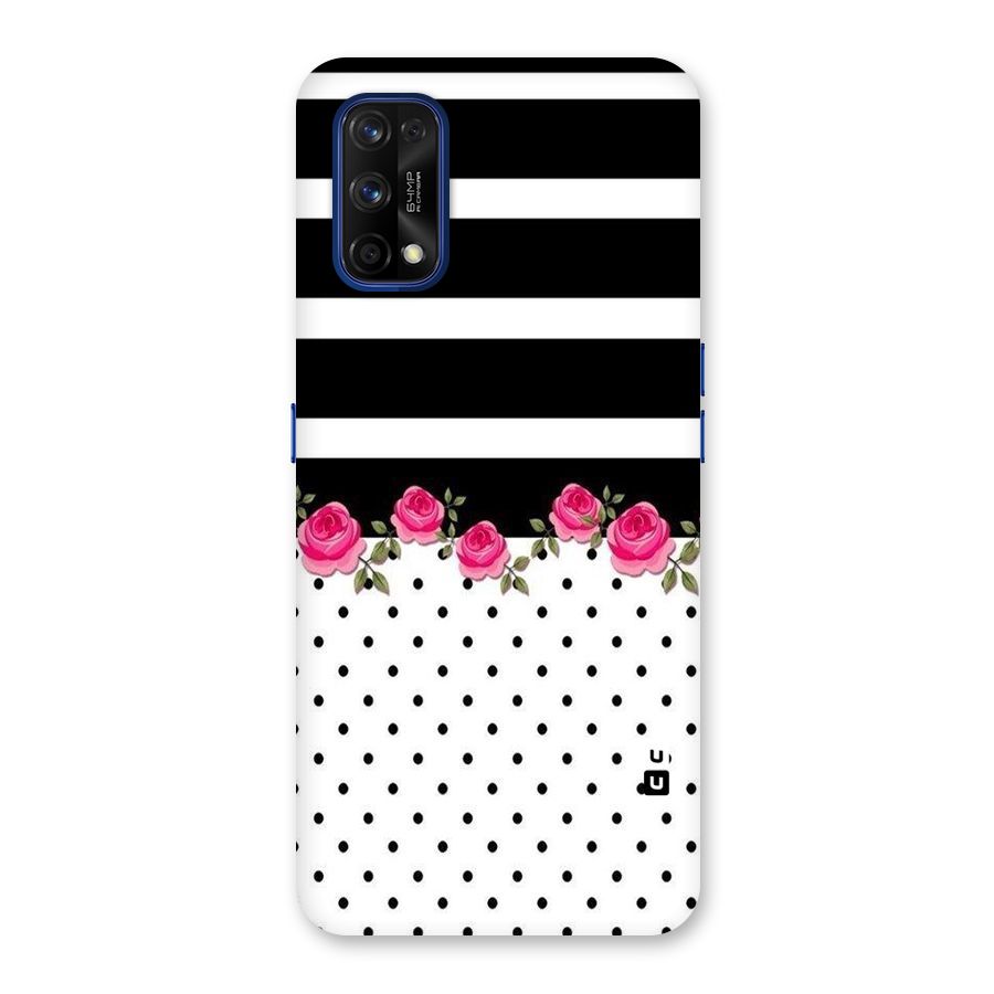 Dots Roses Stripes Back Case for Realme 7 Pro