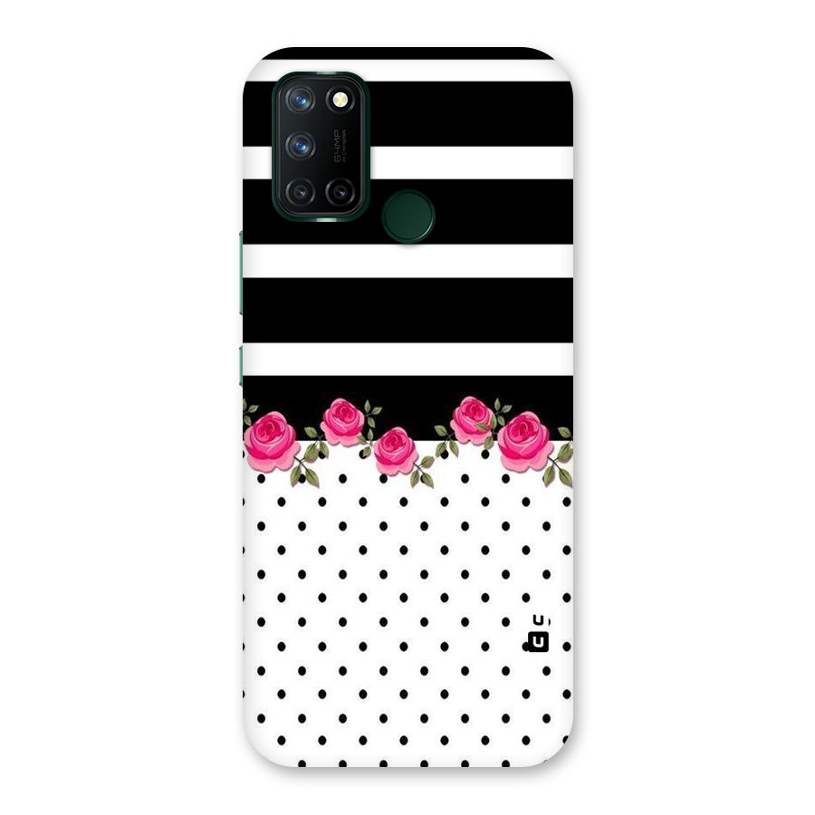 Dots Roses Stripes Back Case for Realme 7i