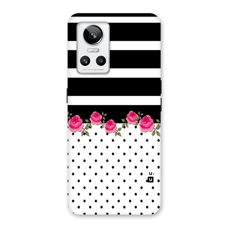 Dots Roses Stripes Back Case for Realme GT Neo 3