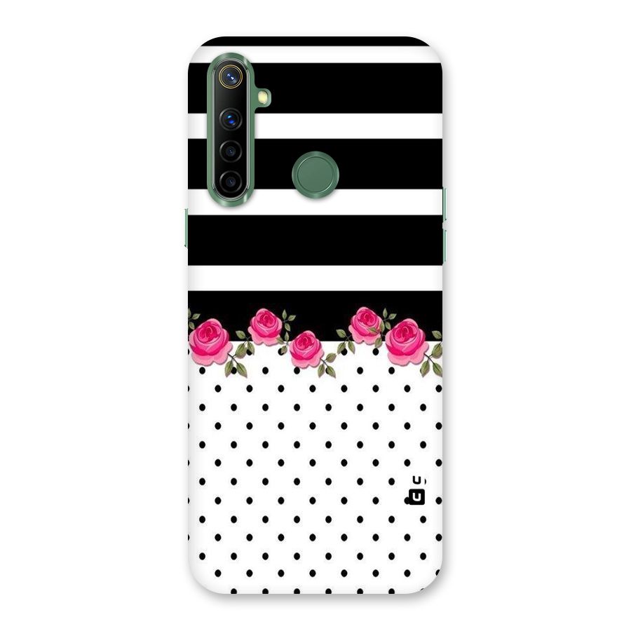 Dots Roses Stripes Back Case for Realme Narzo 10
