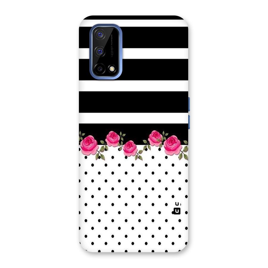 Dots Roses Stripes Back Case for Realme Narzo 30 Pro