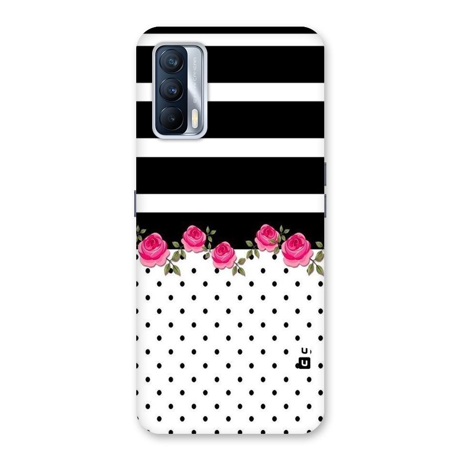 Dots Roses Stripes Back Case for Realme X7
