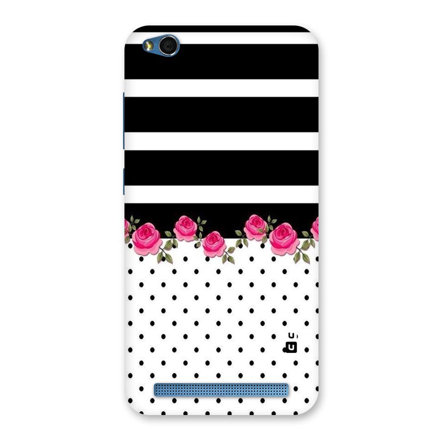 Dots Roses Stripes Back Case for Redmi 5A
