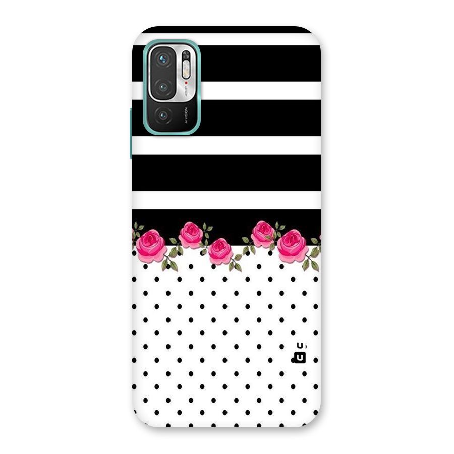 Dots Roses Stripes Back Case for Redmi Note 10T 5G