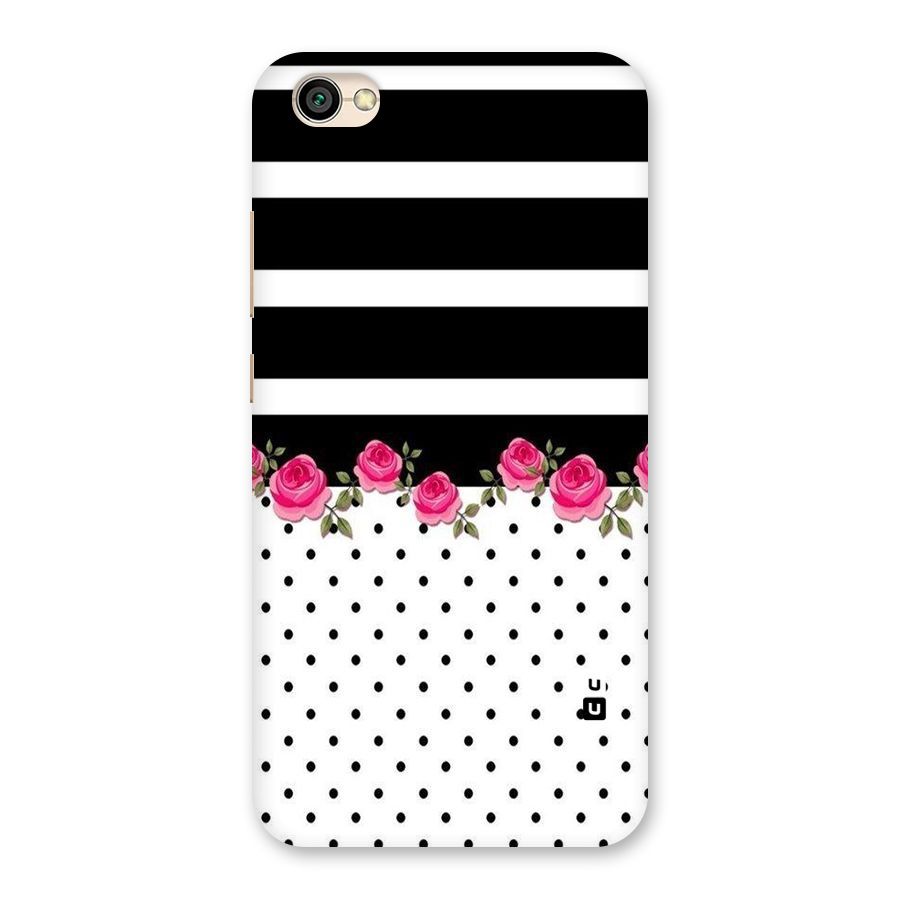 Dots Roses Stripes Back Case for Redmi Y1 Lite