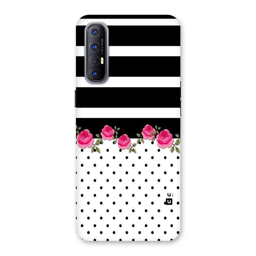 Dots Roses Stripes Back Case for Reno3 Pro