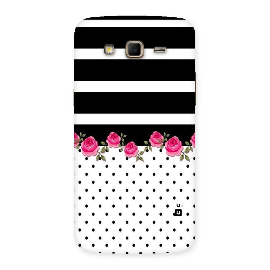 Dots Roses Stripes Back Case for Samsung Galaxy Grand 2