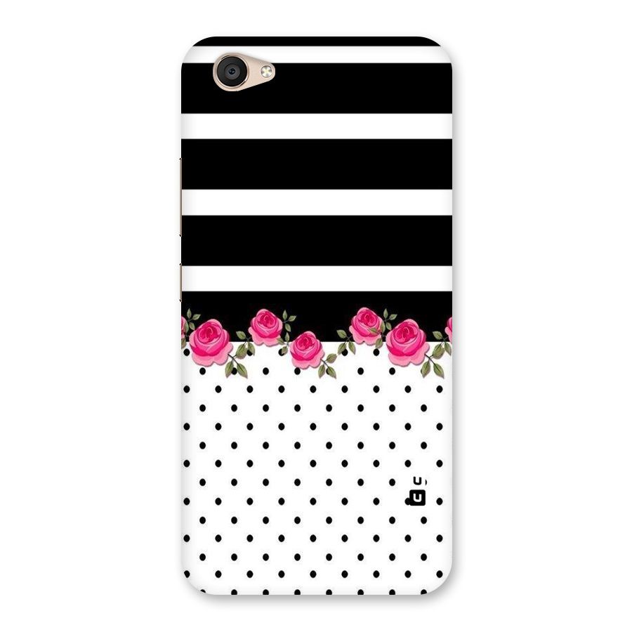 Dots Roses Stripes Back Case for Vivo V5 Plus