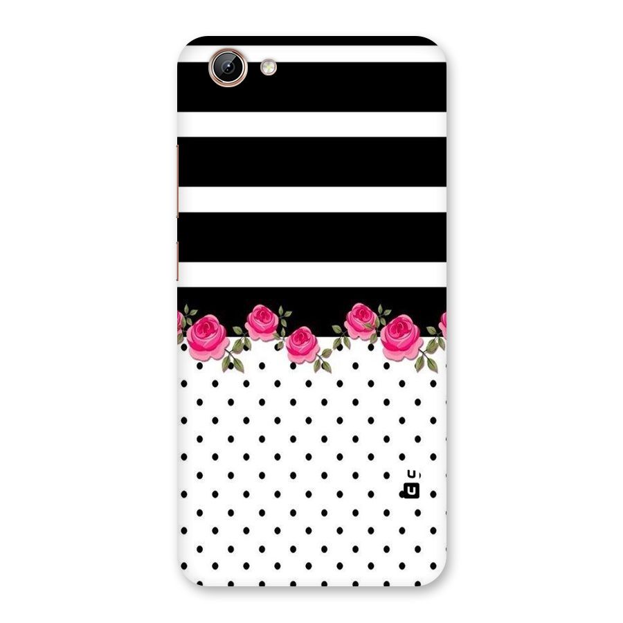 Dots Roses Stripes Back Case for Vivo Y71
