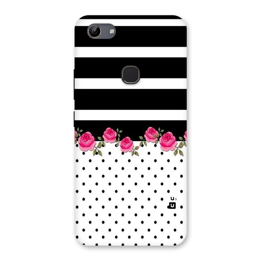 Dots Roses Stripes Back Case for Vivo Y81