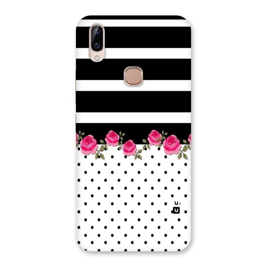 Dots Roses Stripes Back Case for Vivo Y83 Pro