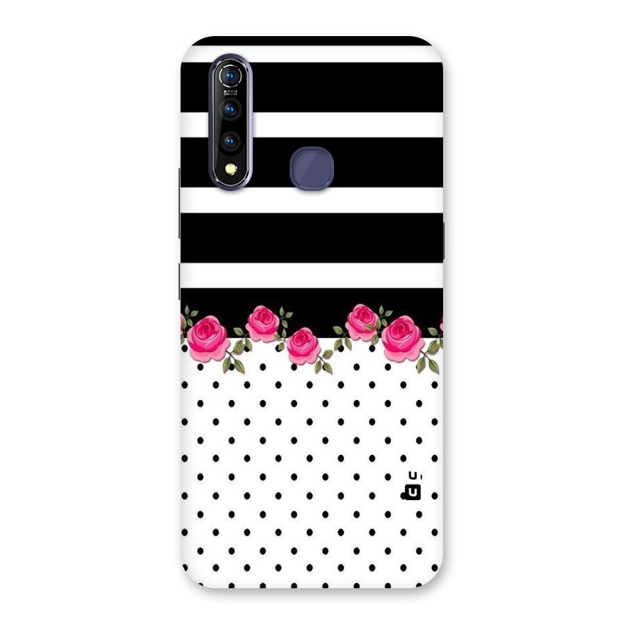 Dots Roses Stripes Back Case for Vivo Z1 Pro