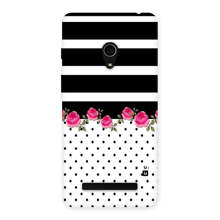 Dots Roses Stripes Back Case for Zenfone 5
