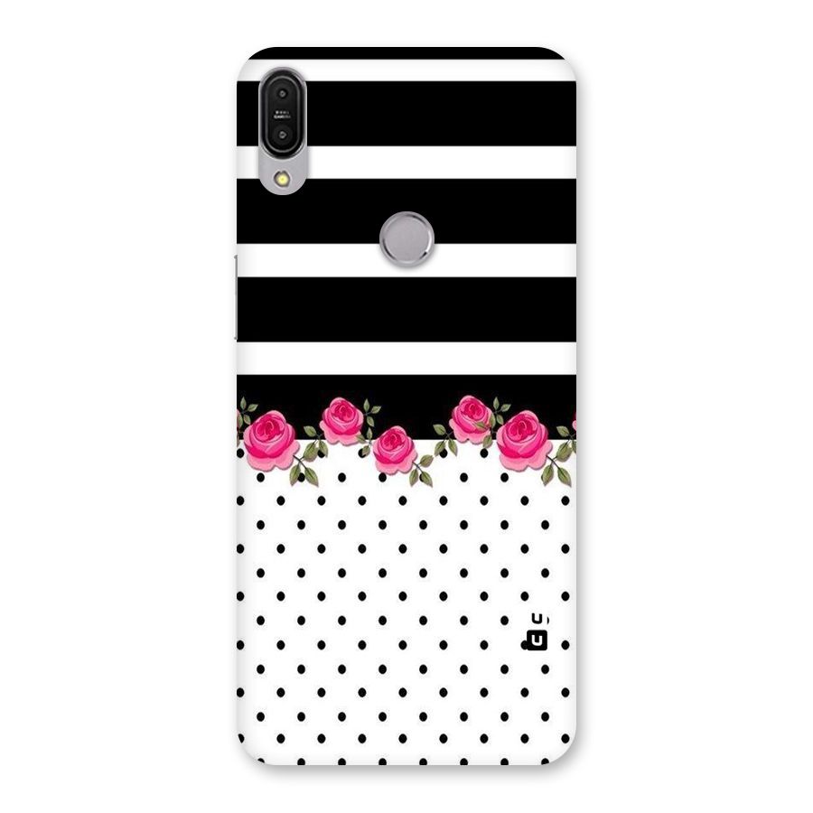 Dots Roses Stripes Back Case for Zenfone Max Pro M1