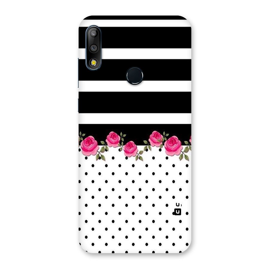 Dots Roses Stripes Back Case for Zenfone Max Pro M2