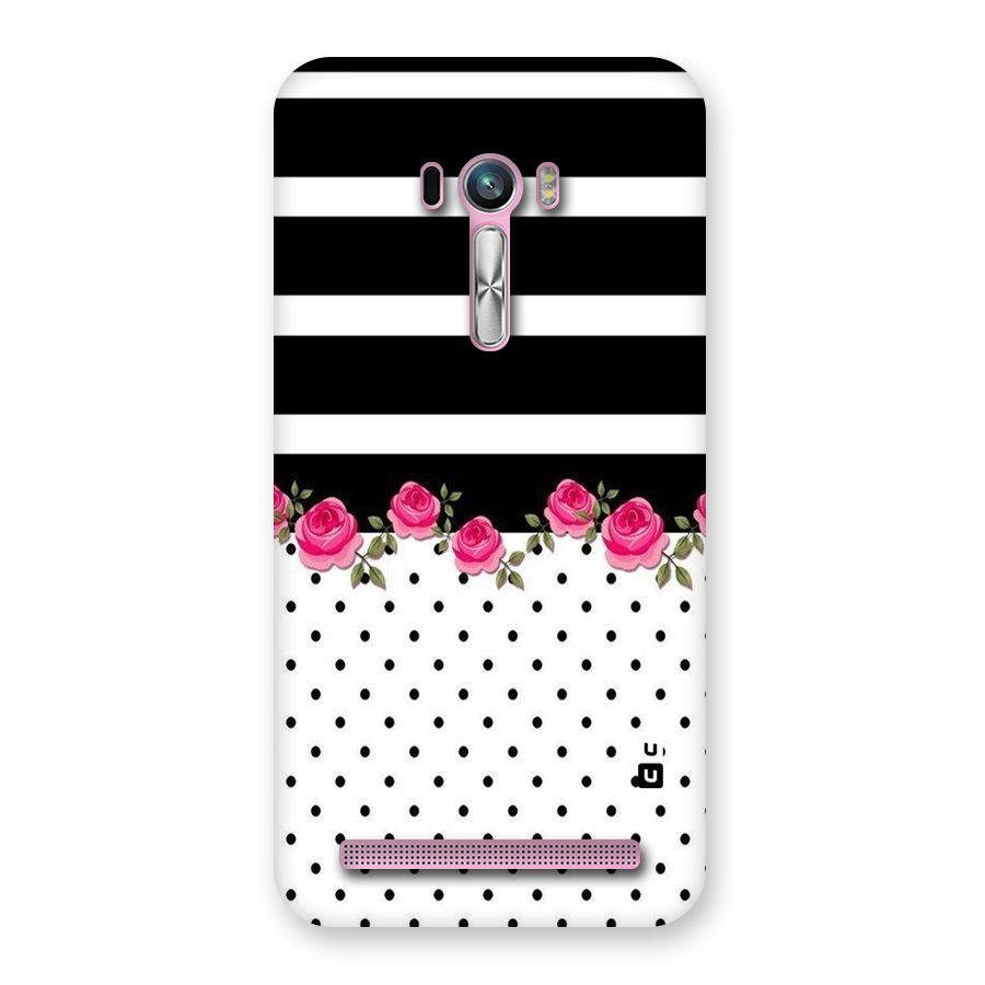 Dots Roses Stripes Back Case for Zenfone Selfie