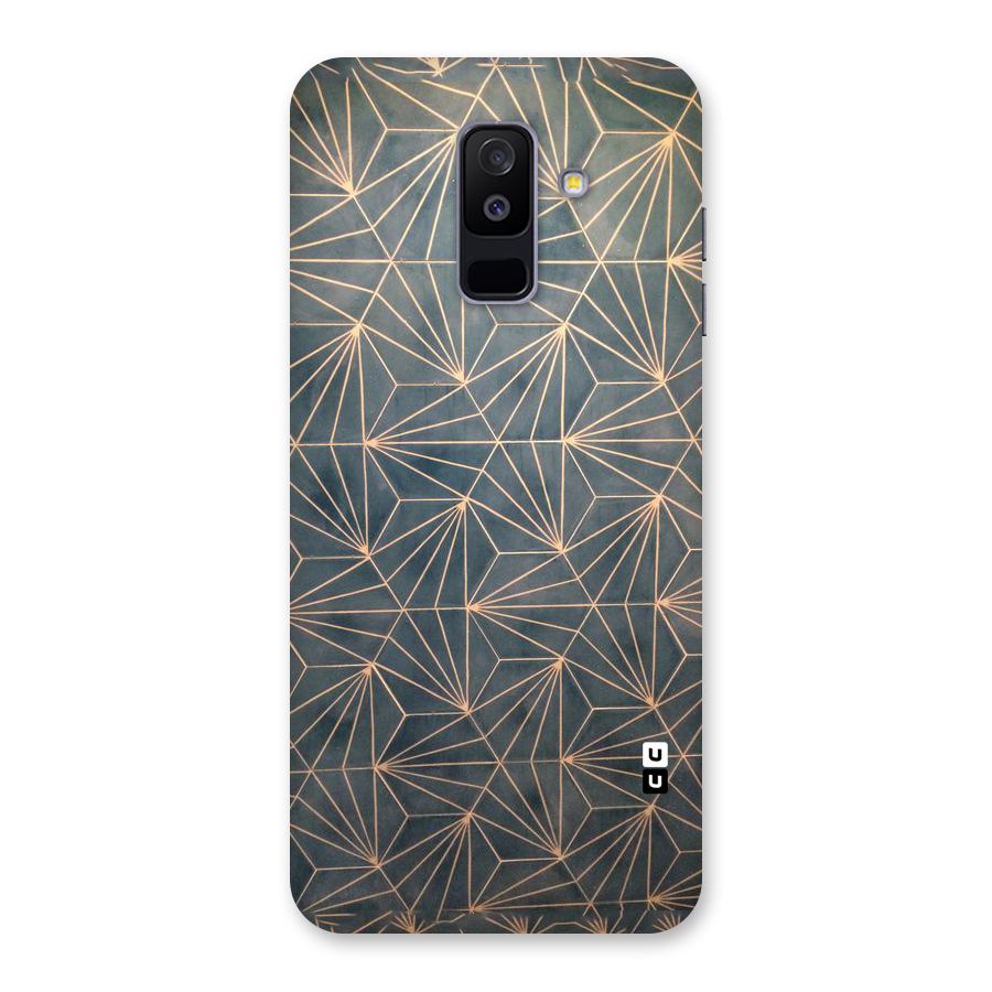 Dotted Lines Pattern Back Case for Galaxy A6 Plus