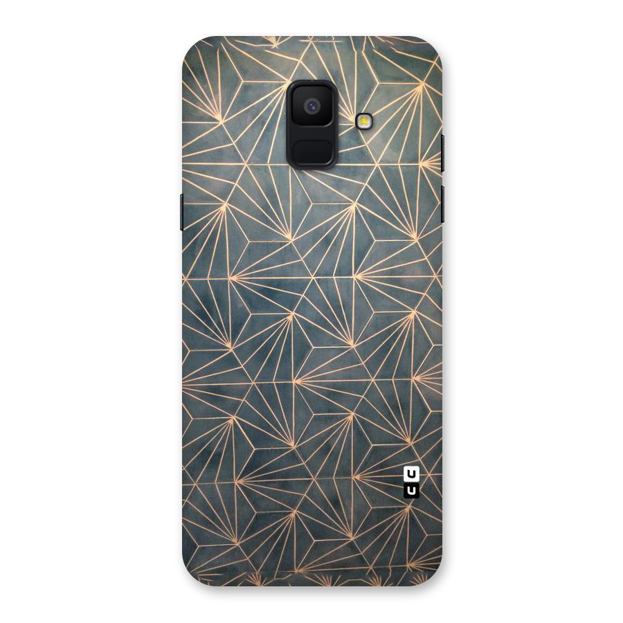 Dotted Lines Pattern Back Case for Galaxy A6 (2018)