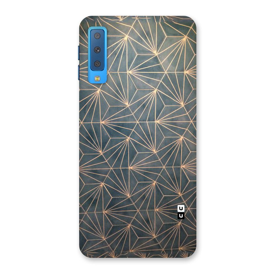 Dotted Lines Pattern Back Case for Galaxy A7 (2018)