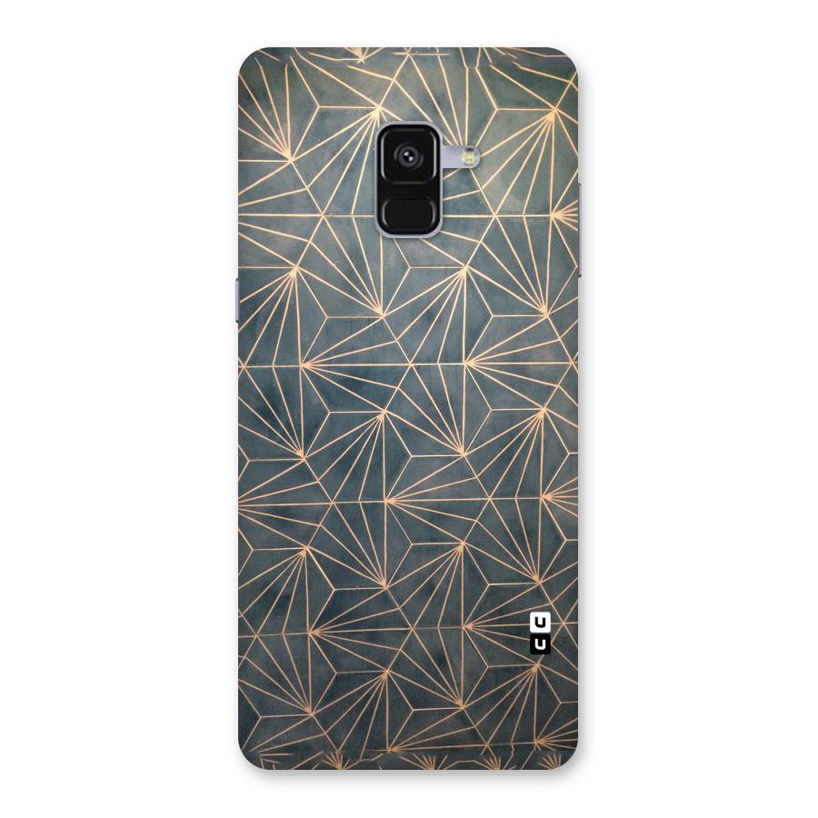 Dotted Lines Pattern Back Case for Galaxy A8 Plus