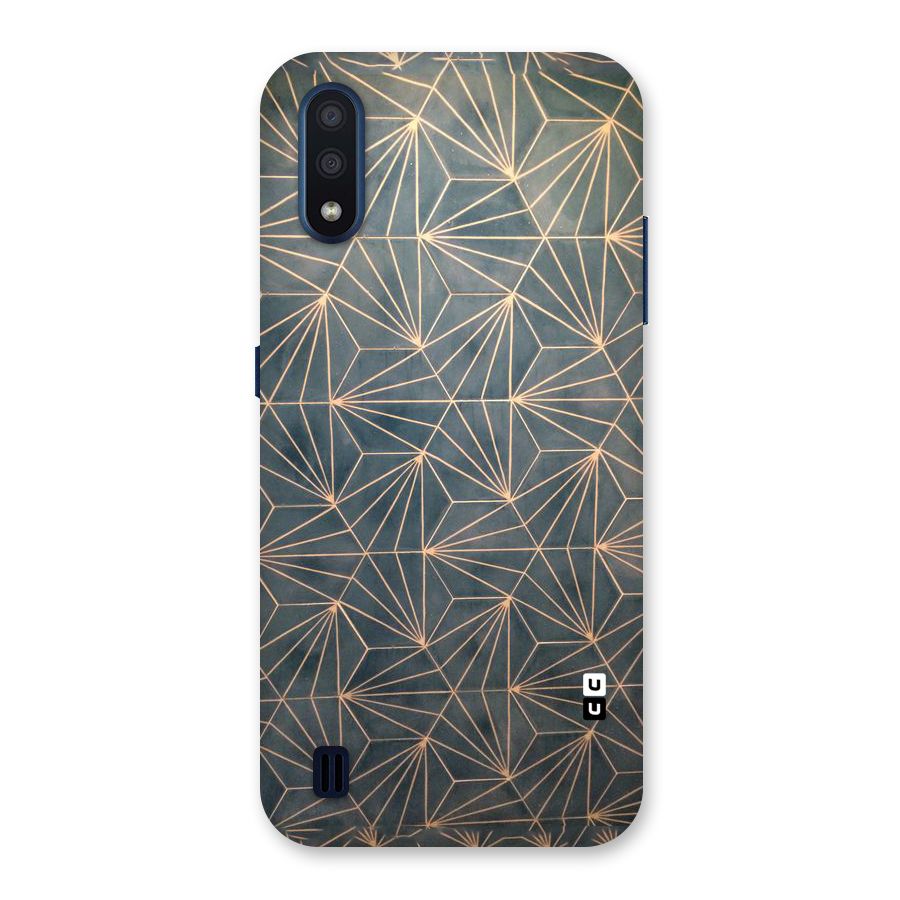 Dotted Lines Pattern Back Case for Galaxy M01