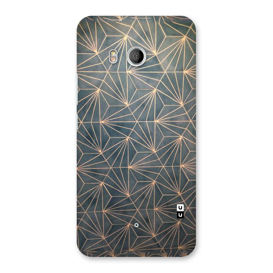 Dotted Lines Pattern Back Case for HTC U11