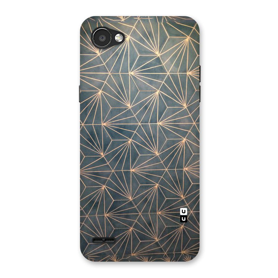Dotted Lines Pattern Back Case for LG Q6